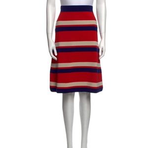 GUCCI Striped Knee-length Skirt - LARGE